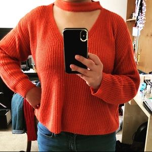 Rusted Orange Sweater